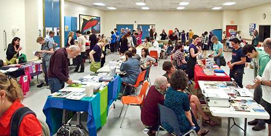 Photo of the Small Press book fair Ottawa