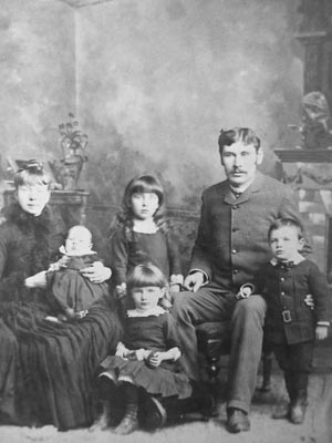 Joseph and Rose Gilhooley with 4 of their children circa 1900. Photo: Courtesy of Eleanor Milne