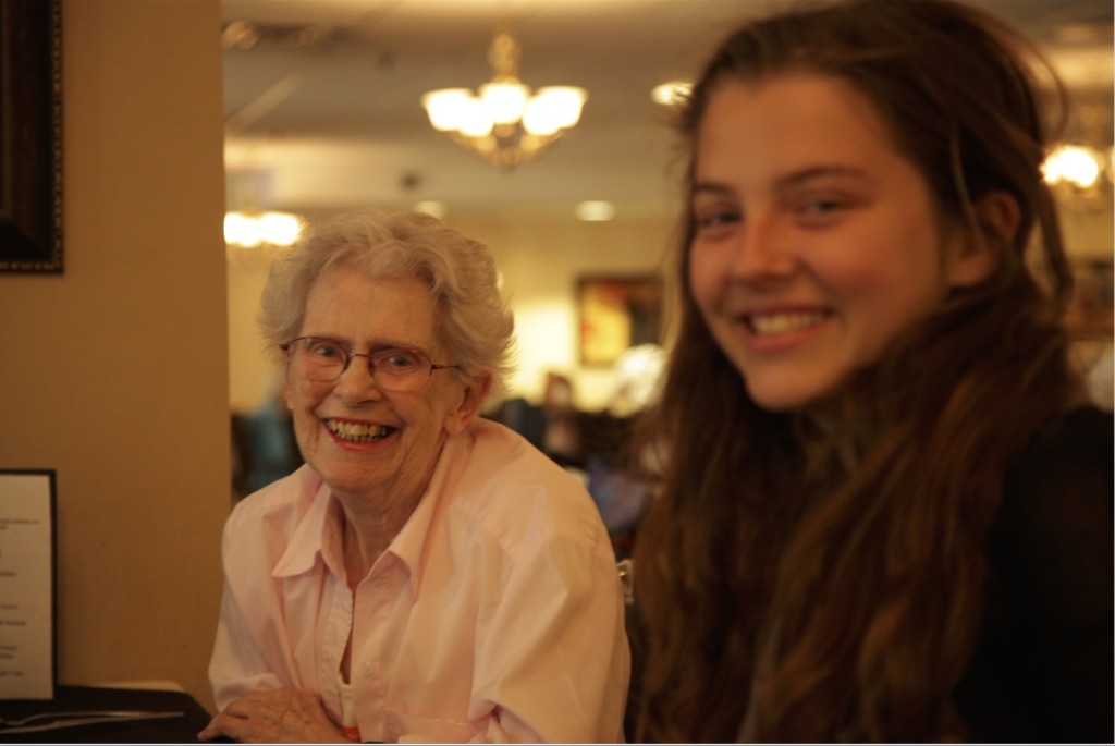 Louisa Thorne, 88-year-old Glebe Collegiate alumna, and young Ottawa filmmaker Aniek Le Moine band together to challenge stereotypes about aging. PHOTO: REEL YOUTH