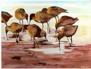 “Sandpipers,” by Roy Brash