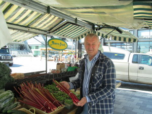 Andy Terauds, proprietor of Acorn Creek Garden Farm and a principal founder of the Lansdowne Farmers’ Market.