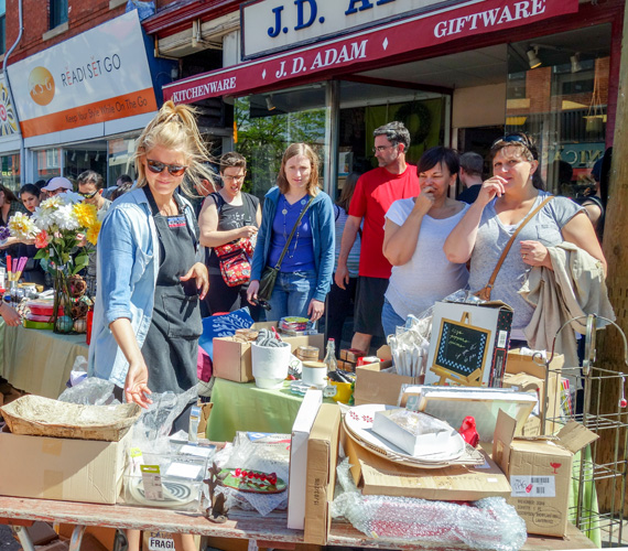 Bank Street merchants will embrace the spirit of the Great Glebe Garage Sale with a massive blowout Sidewalk Sale on May 26. Photo: courtesy of Glebe BIA